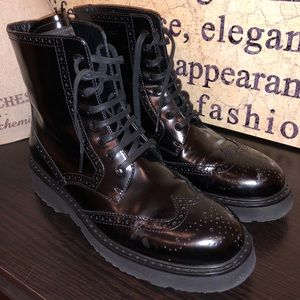 Prada Combat Boots